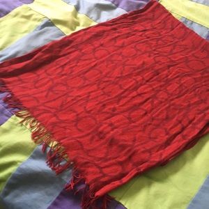 ThreadUP: Calvin Klein CK detail scarf